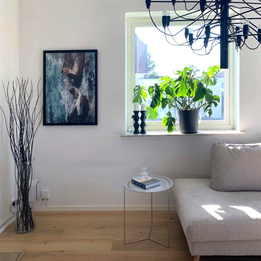 Canvas tavla, baano bronze i stående format